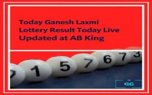 ganesh laxmi lottery result today
